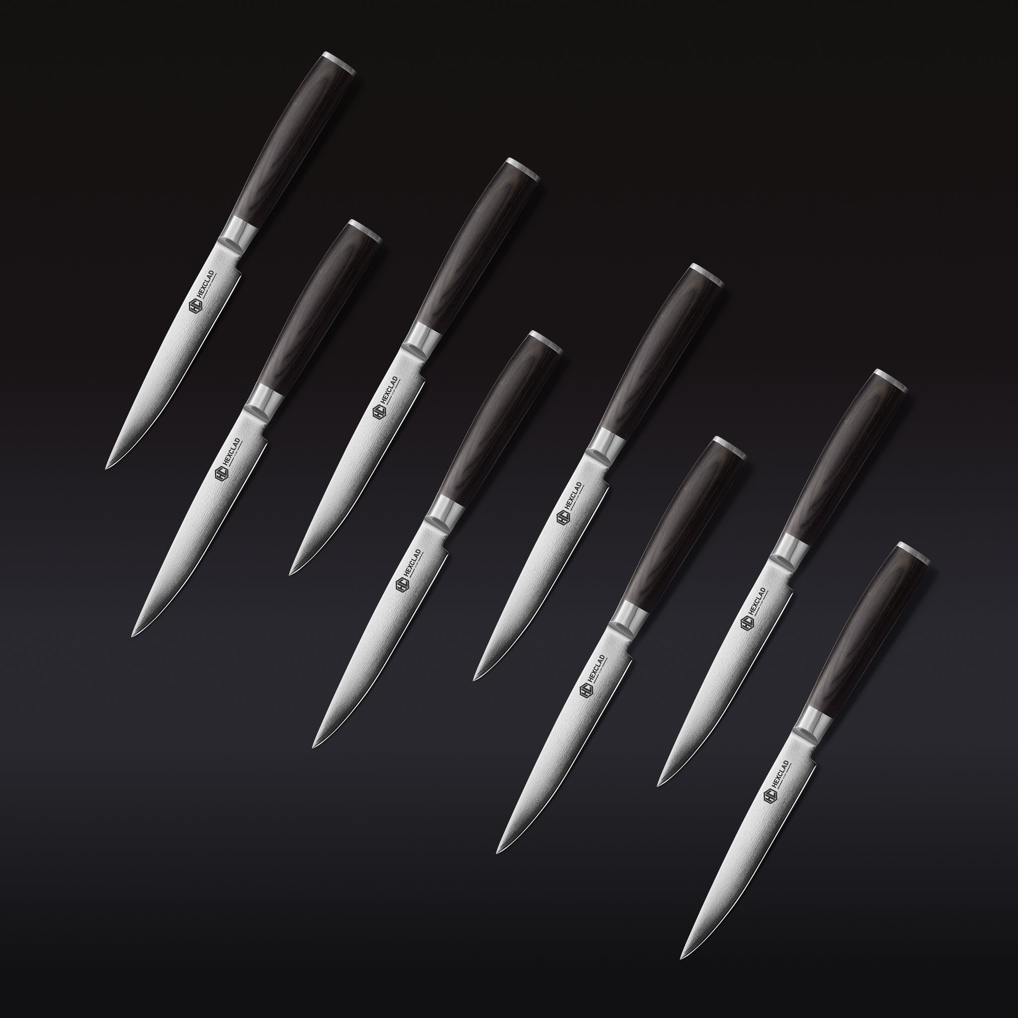 Steak Knife & Bistecca Plate Set. 16-pc (Espresso) - Image 2