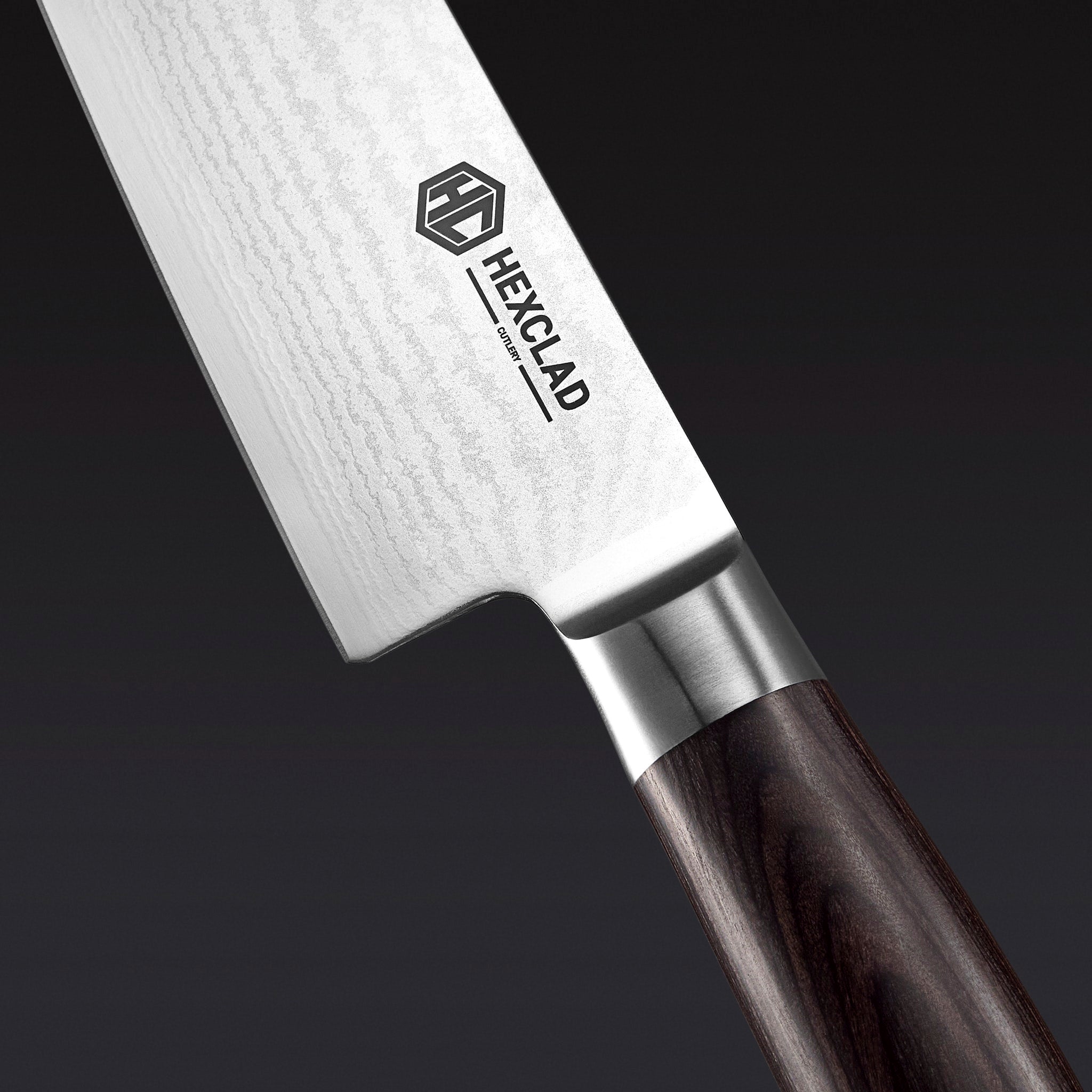 Damascus Steel Knife Set. 6-pc (Espresso) - Image 5